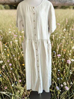 chinese dress ladies Eddie Bauer Women's Button Front Sl Midi Dress